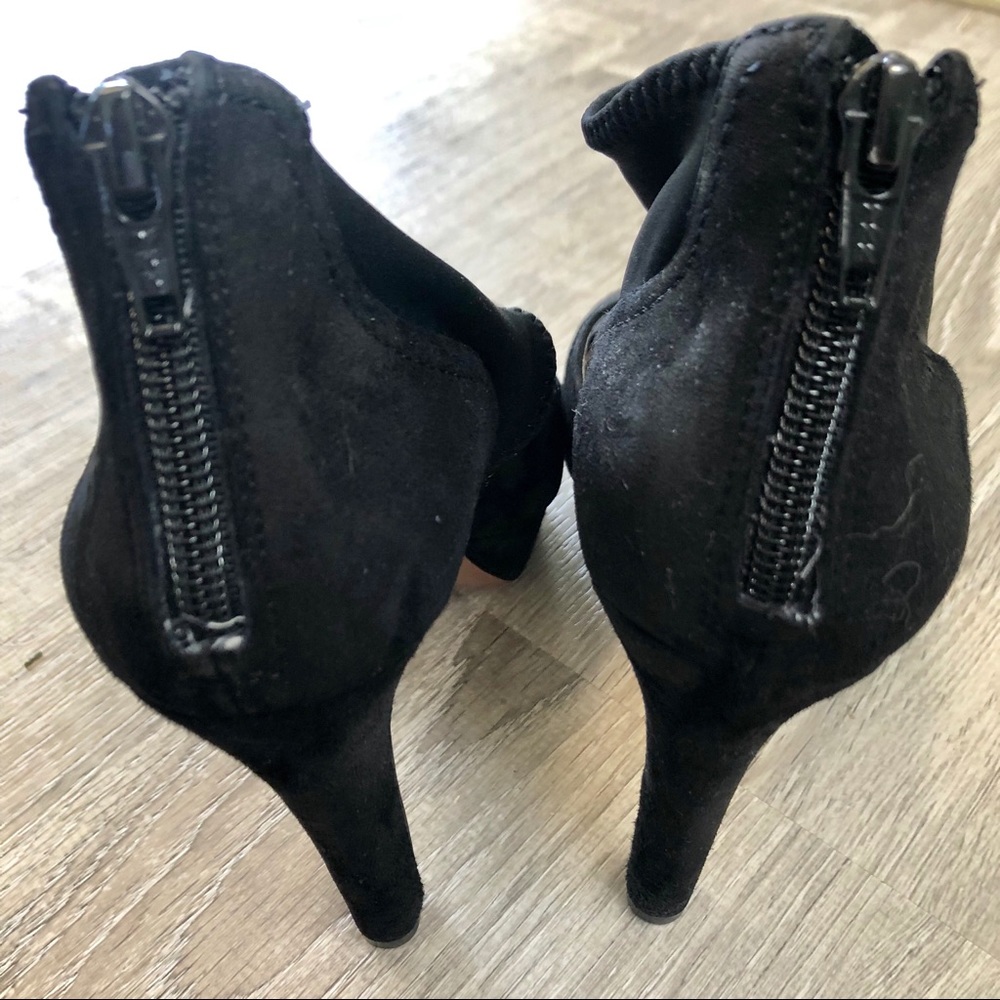 Nwob Bcbgeneration Black Suede Platform Sandal - image 6